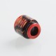 Authentic Reewape AS147 Replacement 810 Drip Tip for 528 Goon / Kennedy / Battle / Mad Dog RDA - Red + Yellow, Resin, 17mm