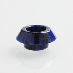 Authentic Reewape AS150 Replacement 810 Drip Tip for 528 Goon / Kennedy / Battle / Mad Dog RDA - Blue, Resin, 9mm