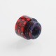 Authentic Reewape AS159S Replacement 810 Drip Tip for TFV8/TFV12 Tank / Goon / Kennedy / Reload RDA - Purple + Red, Resin, 14mm