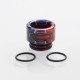 Authentic Reewape AS159S Replacement 810 Drip Tip for TFV8/TFV12 Tank / Goon / Kennedy / Reload RDA - Purple + Red, Resin, 14mm