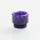 Authentic Reewape AS159S Replacement 810 Drip Tip for TFV8 / TFV12 Tank / Goon / Kennedy / Reload RDA - Purple, Resin, 14mm