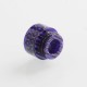 Authentic Reewape AS159S Replacement 810 Drip Tip for TFV8 / TFV12 Tank / Goon / Kennedy / Reload RDA - Purple, Resin, 14mm