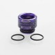 Authentic Reewape AS159S Replacement 810 Drip Tip for TFV8 / TFV12 Tank / Goon / Kennedy / Reload RDA - Purple, Resin, 14mm