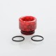 Authentic Reewape AS159S Replacement 810 Drip Tip for TFV8 / TFV12 Tank / Goon / Kennedy / Reload RDA - Red, Resin, 14mm