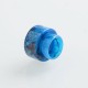 Authentic Reewape AS160 Replacement 810 Drip Tip for 528 Goon / Reload / Battle RDA - Blue, Resin, 14mm