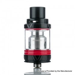 [Ships from Bonded Warehouse] Authentic Vaporesso VECO Sub-Ohm Tank Atomizer - Black, SS+ Glass, 0.3ohm, 2ml, 22mm Diameter