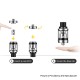 [Ships from Bonded Warehouse] Authentic Vaporesso VECO Plus Sub-Ohm Tank - Black, 316 SS+ Glass, 0.2ohm / 0.6ohm, 4ml, 24.5mm