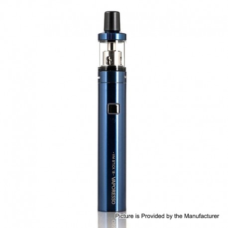 Authentic Vaporesso VM Stick 18 1200mAh Starter Kit w/ VM 18 Sub-Ohm Tank - Blue, 0.6 / 1.0ohm, 2ml, 18mm Diameter