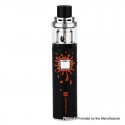 Authentic Vaporesso VECO Solo 1500mAh AIO Starter Kit w/ Sub-Ohm Tank - Black, 0.2 / 0.3ohm, 2ml, 22mm Diameter