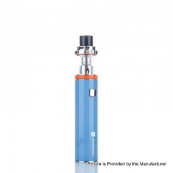 Authentic Vaporesso VECO Solo 3300mAh AIO Starter Kit w/ Sub-Ohm Tank - Blue, 0.3ohm, 4ml, 24.5mm Diameter