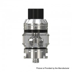 Authentic Eleaf Rotor Sub-Ohm Tank Atomizer - Silver, Stainless Steel + Glass, 0.2ohm, 5.5ml, 26mm Diameter