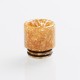 Authentic Reewape AS116C Replacement 810 Drip Tip for 528 Goon / Kennedy / Battle / Mad Dog RDA - Gold, Resin, 18mm