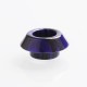 Authentic Reewape AS150 Replacement 810 Drip Tip for 528 Goon / Kennedy / Battle / Mad Dog RDA - Purple, Resin, 9mm