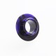 Authentic Reewape AS150 Replacement 810 Drip Tip for 528 Goon / Kennedy / Battle / Mad Dog RDA - Purple, Resin, 9mm