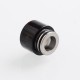 Authentic Reewape AS151 Replacement 810 Drip Tip for TFV8 / TFV12 Tank / Goon / Kennedy / Reload RDA - Black, Resin, 15mm
