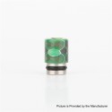 Authentic Reewape AS104S 510 Drip Tip for RDA / RTA / RDTA / Sub-Ohm Tank Atomizer - Green, Stainless Steel + Resin, 15mm