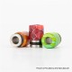 Authentic Reewape AS104S 510 Drip Tip for RDA / RTA /RDTA/Sub-Ohm Tank Atomizer - Purple Red, Stainless Steel + Resin, 15mm