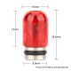 Authentic Reewape AS106 510 Drip Tip for RDA / RTA / RDTA / Sub-Ohm Tank Atomizer - Red, Stainless Steel + Resin, 18.5mm