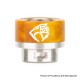 Authentic Reewape AS133 Replacement 810 Drip Tip for 528 Goon/Kennedy/Battle/Mad Dog RDA - Orange, Stainless Steel + Resin, 14mm