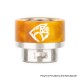 Authentic Reewape AS133 Replacement 810 Drip Tip for 528 Goon/Kennedy/Battle/Mad Dog RDA - Orange, Stainless Steel + Resin, 14mm
