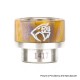 Authentic Reewape AS133 Replacement 810 Drip Tip for 528 Goon / Kennedy / Battle - Purple Yellow, Stainless Steel + Resin, 14mm