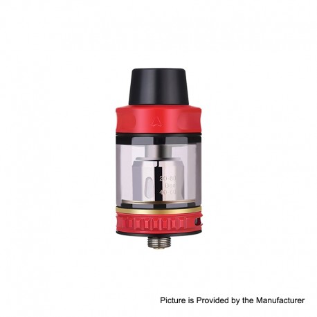 Authentic Storm Trip Sub-Ohm Tank Atomizer - Red, Stainless Steel + Glass, 0.2ohm, 2.0ml / 6.0ml, 24mm Diameter