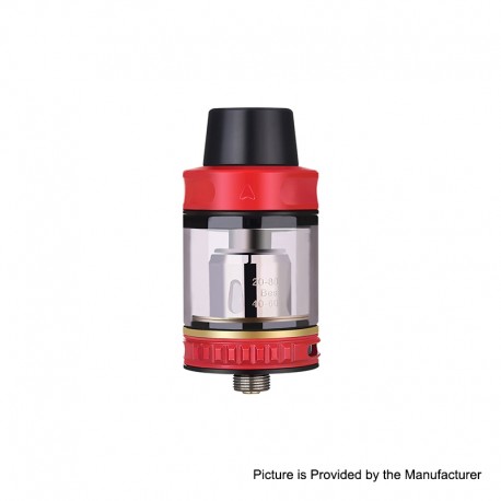 Authentic Storm Trip Sub-Ohm Tank Atomizer - Red, Stainless Steel + Glass, 0.2ohm, 2.0ml / 6.0ml, 24mm Diameter