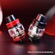 Authentic Storm Trip Sub-Ohm Tank Atomizer - Red, Stainless Steel + Glass, 0.2ohm, 2.0ml / 6.0ml, 24mm Diameter