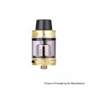 Authentic Storm Trip Sub-Ohm Tank Atomizer - Gold, Stainless Steel + Glass, 0.2ohm, 2.0ml / 6.0ml, 24mm Diameter