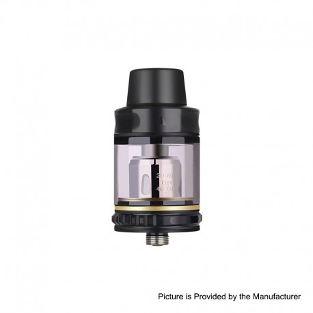 Authentic Storm Trip Sub-Ohm Tank Atomizer - Black, Stainless Steel + Glass, 2.0ml / 6.0ml, 24mm Diameter