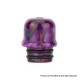 Authentic Reewape AS141 510 Drip Tip for RDA / RTA / RDTA / Sub-Ohm Tank Atomizer - Purple, Resin, 14mm