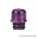 Authentic Reewape AS141 510 Drip Tip for RDA / RTA / RDTA / Sub-Ohm Tank Atomizer - Purple, Resin, 14mm