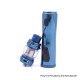 Authentic HorizonTech Falcon 80W VW Mod + Falcon King Sub Ohm Tank Starter Kit - Blue, 0.16 / 0.38ohm, 6ml, 5~80W, 1 x 18650