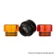 Authentic Reewape AS225 810 Drip Tip for SMOK TFV8 / TFV12 Tank / Kennedy - Black, Resin, 12mm