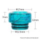 Authentic Reewape AS198 810 Drip Tip for SMOK TFV8 / TFV12 Tank / Kennedy - Blue, Resin, 12mm
