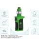 Authentic SMOKTech SMOK MAG P3 230W TC VW Box Mod w/ TFV16 Tank Kit - Green Black, 1~230W, 2 x 18650, 9ml (Standard Edition)