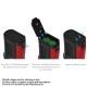 Authentic SMOKTech SMOK MAG P3 230W TC VW Box Mod w/ TFV16 Tank Kit - Black Red, 1~230W, 2 x 18650, 9ml (Standard Edition)