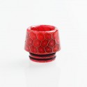 Authentic Reewape AS170 Replacement 810 Drip Tip for 528 Goon / Reload / Battle RDA - Red, Resin, 13mm