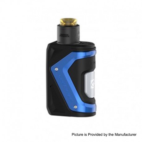 Authentic GeekVape AEGIS 100W TC VW Squonk Box Mod + Tengu RDA Tank Kit w/ BF Pin - Blue, 5~100W, 1 x 18650, 9ml