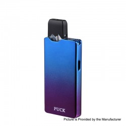 Authentic Demon Killer Puck 400mAh Pod System Starter Kit - Blue Purple, Zinc Alloy, 1.6ohm, 0.7ml