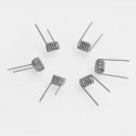 Authentic Aspire Cleito Kanthal AF Pre-Built Clapton Coil for Cleito RTA - Silver, 26GA + 35GA, 2.95mm, 0.8~0.9ohm (6 PCS)