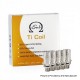 Authentic Innokin iSub Replacement Ti Coil Head - Silver, Titanium, 0.4ohm, (180~240'C) (5 PCS)