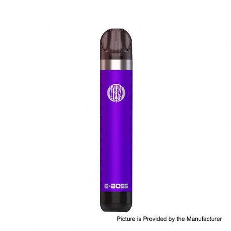 Authentic E-bossvape GT 400mAh Pod System Starter Kit - Purple, 1.4ohm, 2ml