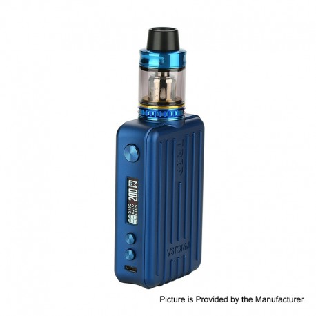 Authentic Storm Trip 200W Suitcase TC VW Variable Wattage Box Mod + Trip Tank Kit - Blue, 5~200W, 2 x 18650, 2ml / 6ml