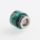 Authentic Reewape AS151 Replacement 810 Drip Tip for TFV8 / TFV12 Tank / Goon / Kennedy / Reload RDA - Green, Resin, 15mm