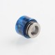 Authentic Reewape AS151 Replacement 810 Drip Tip for TFV8 / TFV12 Tank / Goon / Kennedy / Reload RDA - Blue, Resin, 15mm