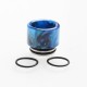 Authentic Reewape AS151 Replacement 810 Drip Tip for TFV8 / TFV12 Tank / Goon / Kennedy / Reload RDA - Blue, Resin, 15mm