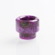 Authentic Reewape AS160 Replacement 810 Drip Tip for 528 Goon / Reload / Battle RDA - Purple, Resin, 14mm