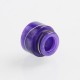 Authentic Reewape AS161 Replacement 810 Drip Tip for SMOK TFV8 / TFV12 Tank / Goon / Kennedy / Reload RDA - Purple, Resin, 14mm