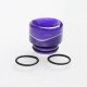 Authentic Reewape AS161 Replacement 810 Drip Tip for SMOK TFV8 / TFV12 Tank / Goon / Kennedy / Reload RDA - Purple, Resin, 14mm